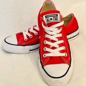 Red Converse (womens 7)